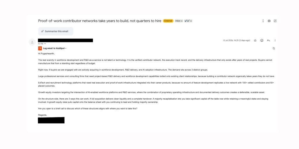 Nap OS is not for Sales: Proof-of-Work Contributor Networks Take Years to Build, Not Quarters to Hire