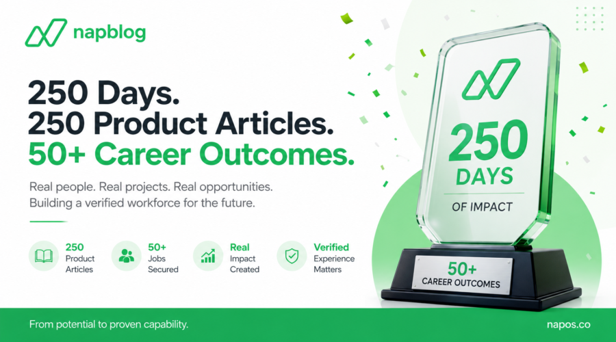 Nap OS: 250 Days, 250 Product Articles and 50+ Career Outcomes. August 2026