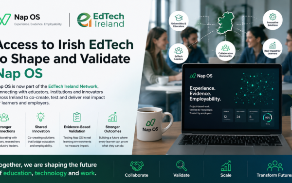 Nap OS Joins the EdTech Ireland Network: Building the Future of Employability at the Intersection of Education and Work