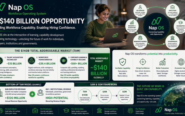 The $140 Billion Opportunity: Understanding the Total Addressable Market (TAM) for Nap OS, Workforce Operating System.