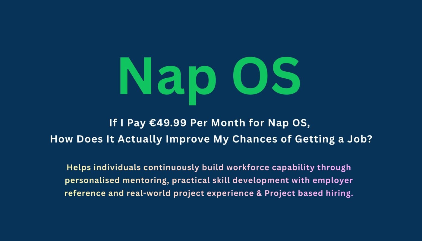 If I Pay €49.99 Per Month for Nap OS, How Does It Actually Improve My Chances of Getting a Job?
