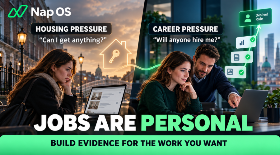 Careers are deeply personal and shouldn't require compromising on lifestyle—like struggling to find housing in Dublin.