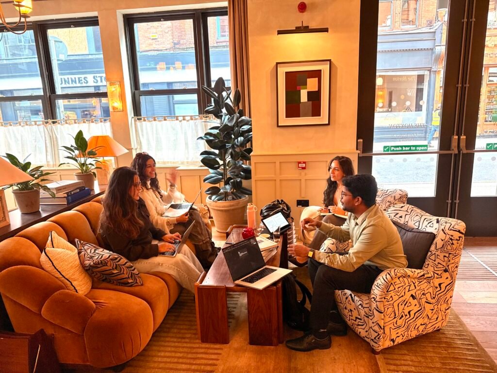 Nap OS Product Outcome: Live learning from project manager in a coffee shop, cracking traditional classroom long lectures into fun and interactive.