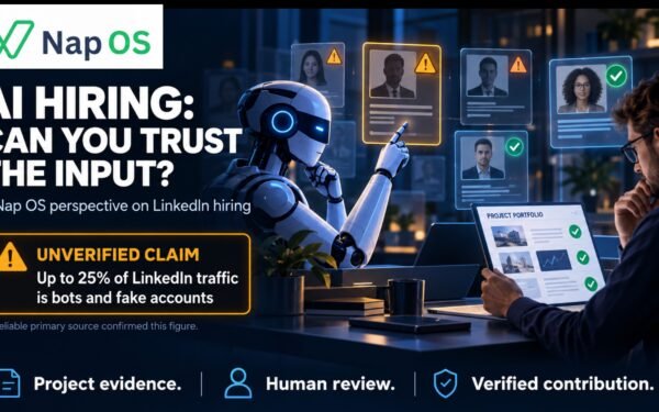 A Nap OS perspective on hiring: A Trusted LinkedIn Network Does Not Automatically Mean Trusted AI Coworker Hiring.