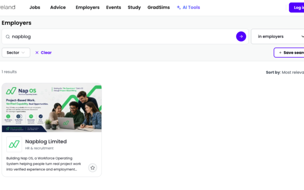Employer Visibility and Product Positioning. Why the Napblog Limited profile on GradIreland matters?