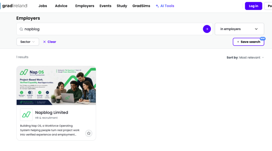 Employer Visibility and Product Positioning. Why the Napblog Limited profile on GradIreland matters?